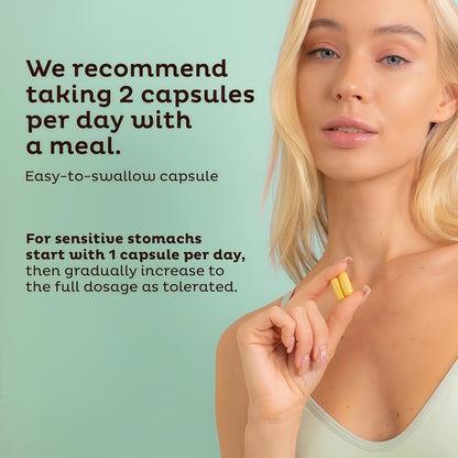 Emma: Dr. Endorsed Supplement for Constipation, Gas & Bloating Relief | Doctor endorsed formula with berberine, resveratrol & quercetin for leaky gut & constipation relief.